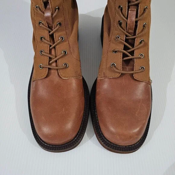 Free People Trickum Tall Lace Up Boot Womens Shoe Whiskey Brown EU Size 38 - Picture 6 of 14